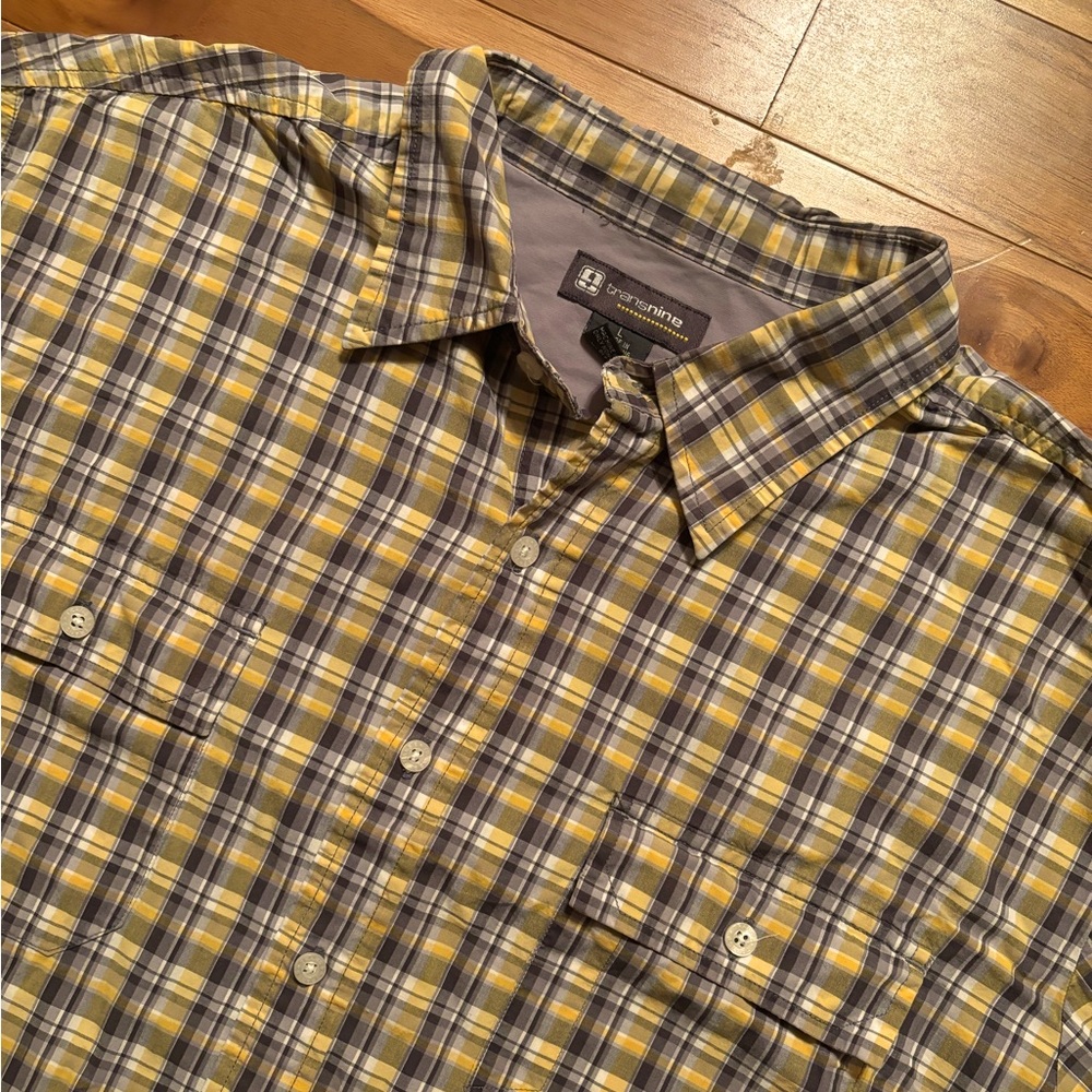 Vintage Y2K Transnine skate button up L